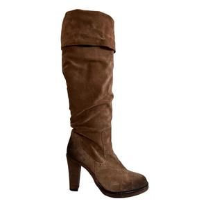 Cult Moda - Brown Leather Knee High Boots - IT 40
